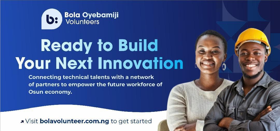 Ready to Build Your Next Innovation - Bola Oyebamiji Volunteers